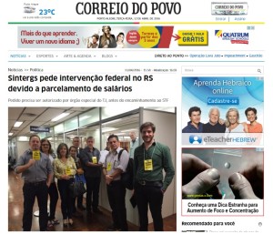SISEJUFE PRESSIONA GloboNews para retificar informação sobre