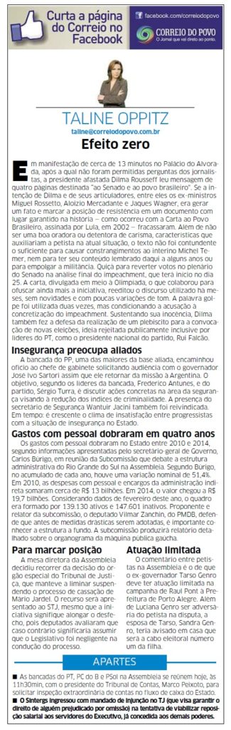 Correio do Povo (17/08/2016)